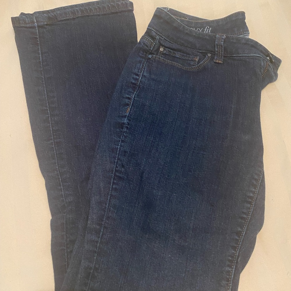 Ann Taylor curvy fit straight leg jeans